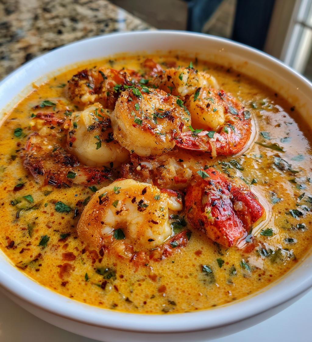 shrimp and lobster bisque