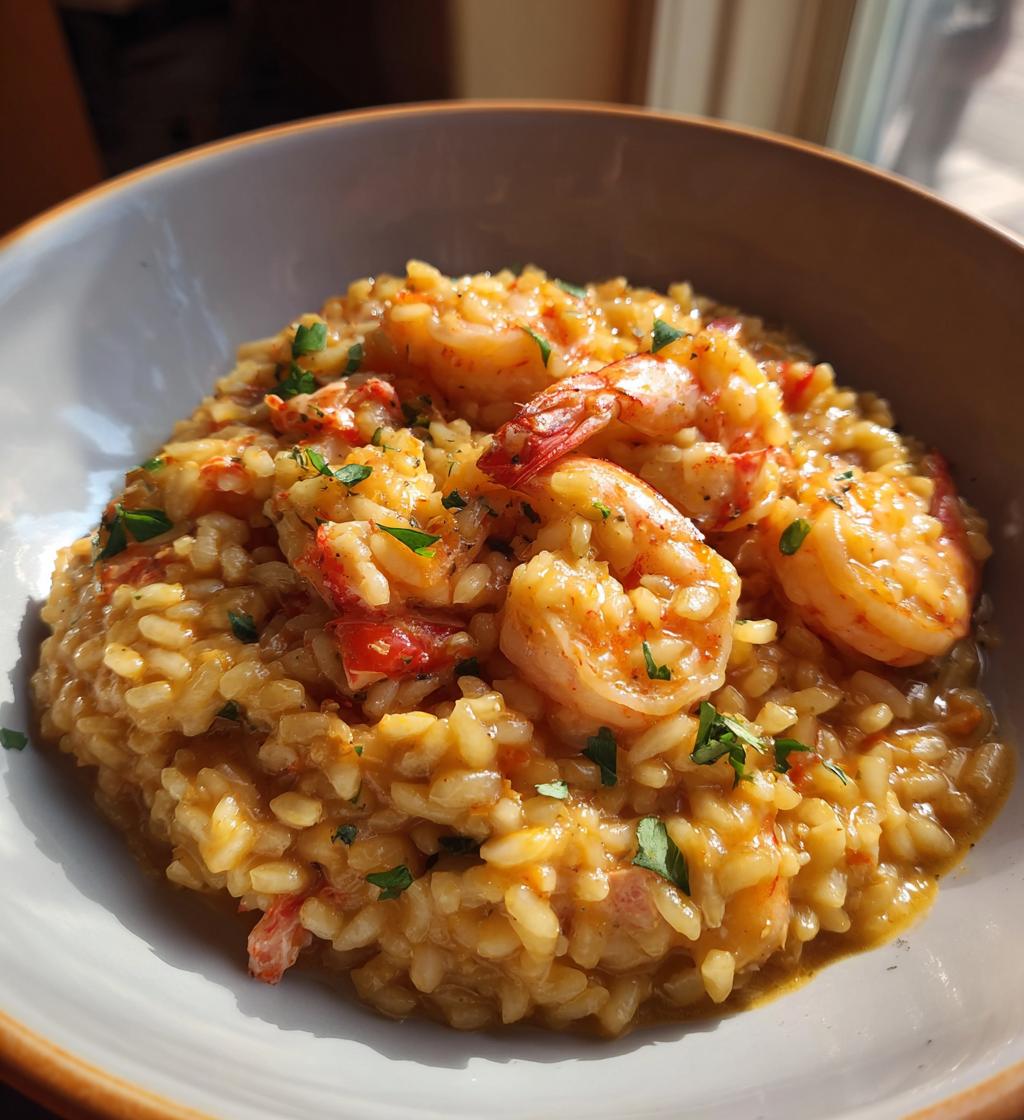 shrimp and lobster risotto