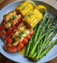 sides with lobster tail