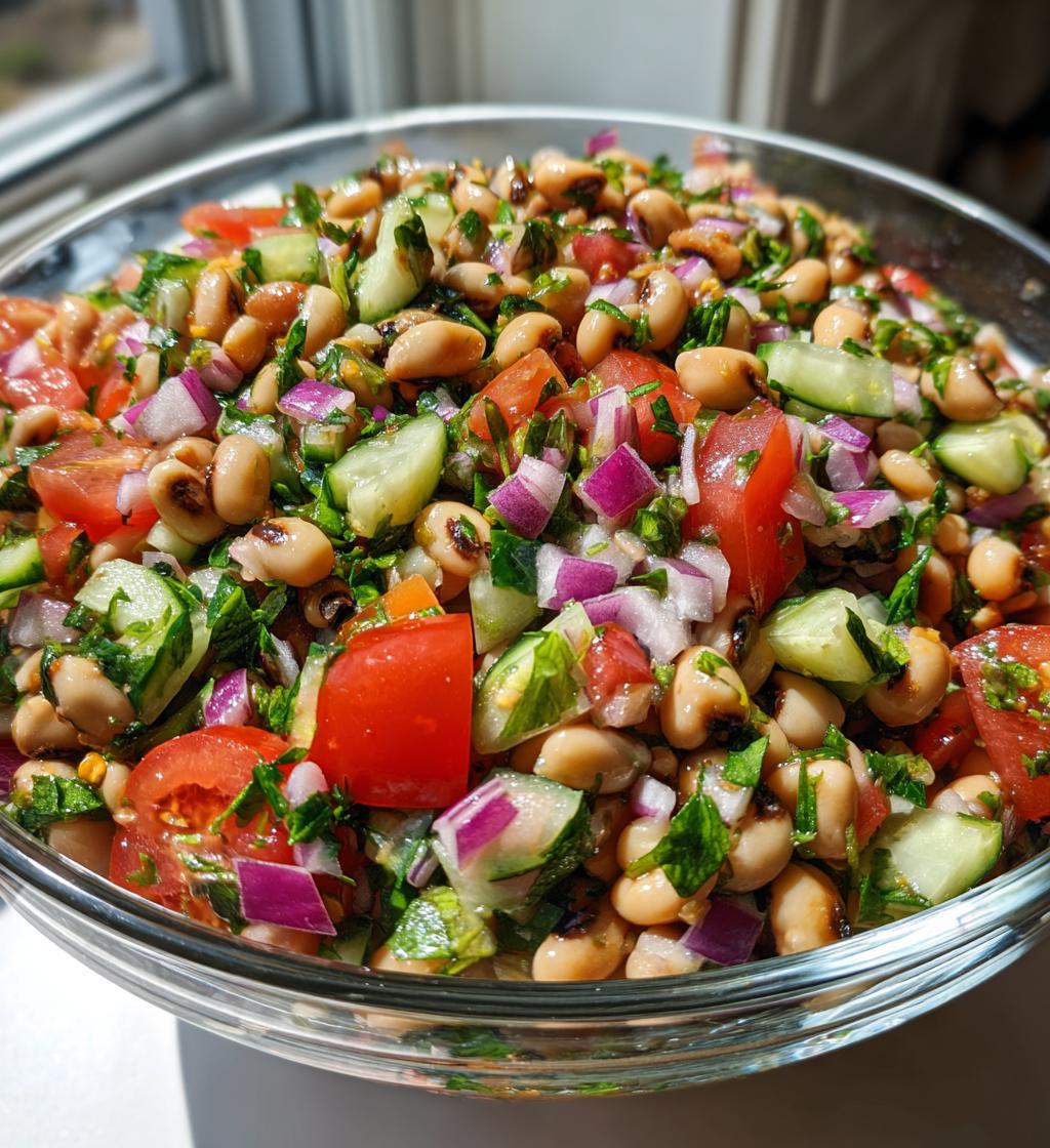 simple black-eyed pea salad