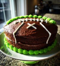 simple football cake