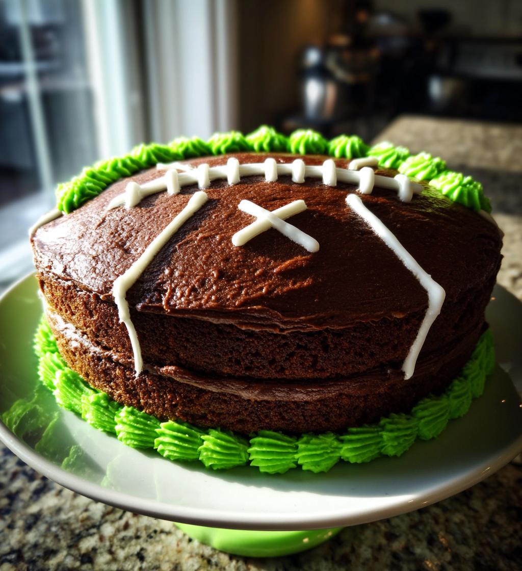 simple football cake