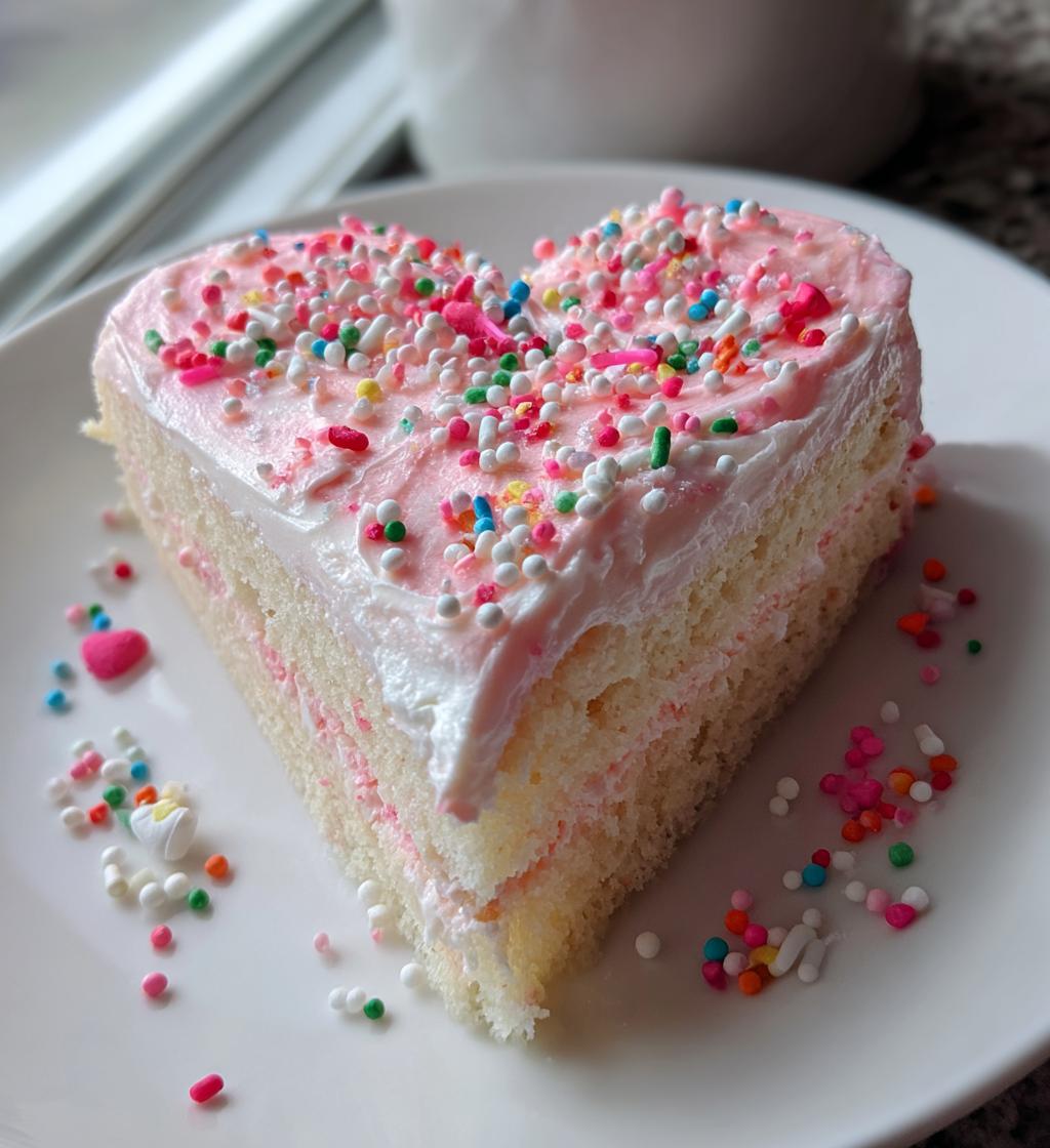 simple valentine cake