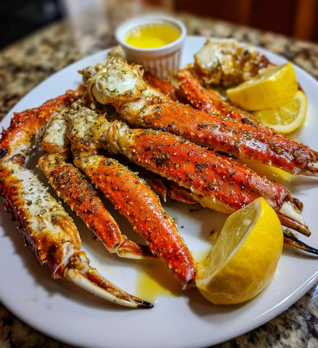 smoked crab legs in smoker