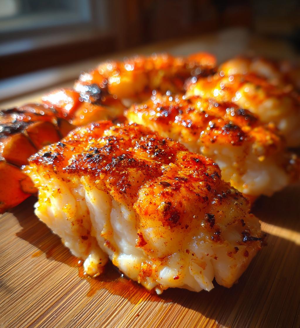 smoked lobster tail traeger