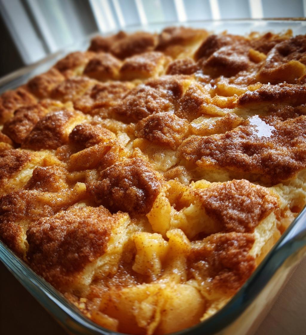 snickerdoodle apple cobbler