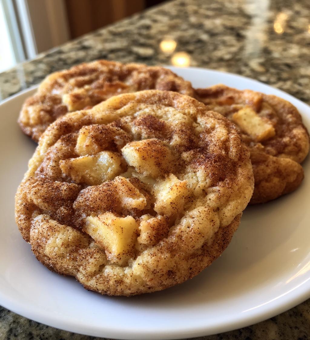 snickerdoodle apple pie cookies