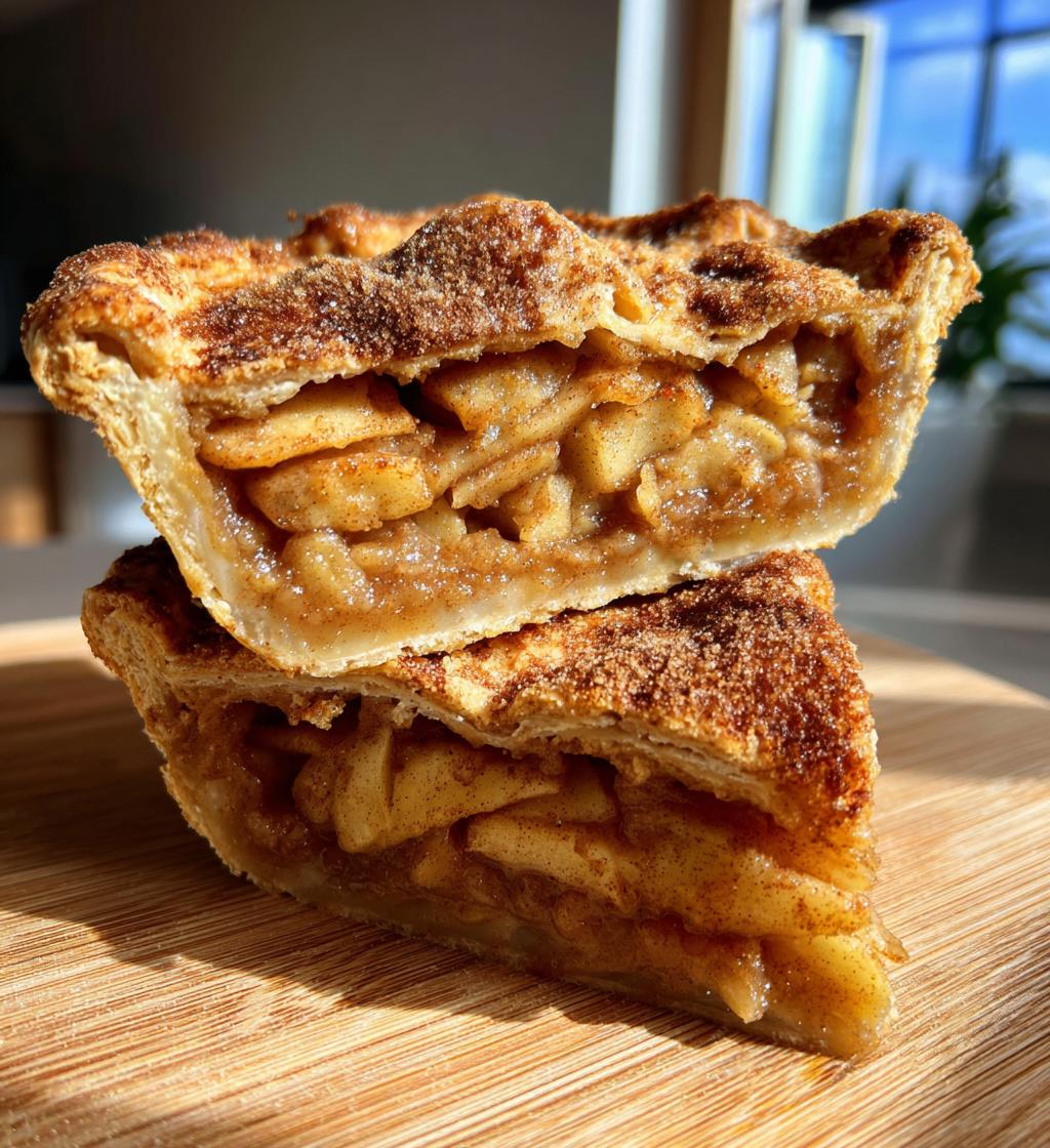 snickerdoodle apple pie