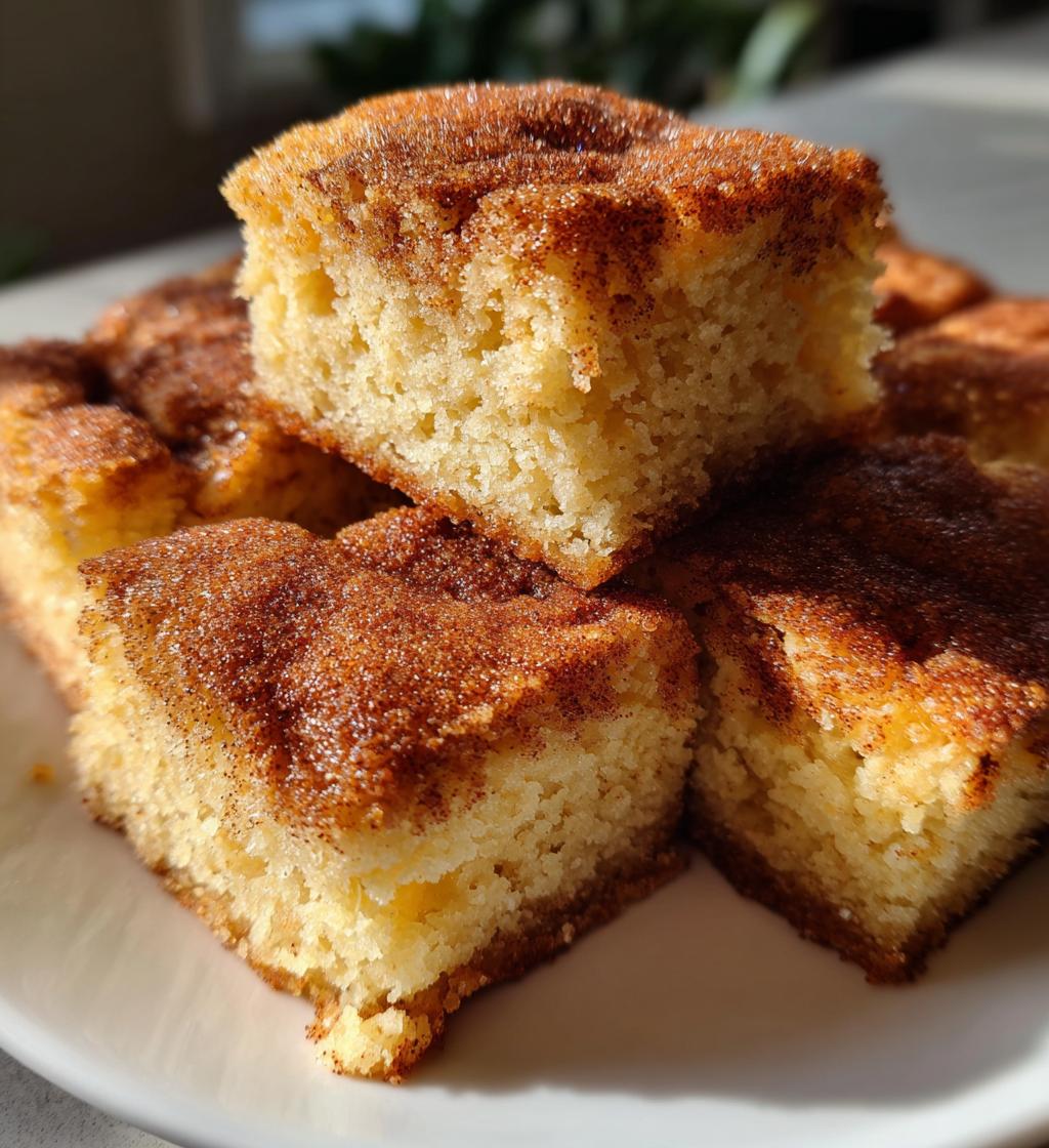 snickerdoodle bars 9x13