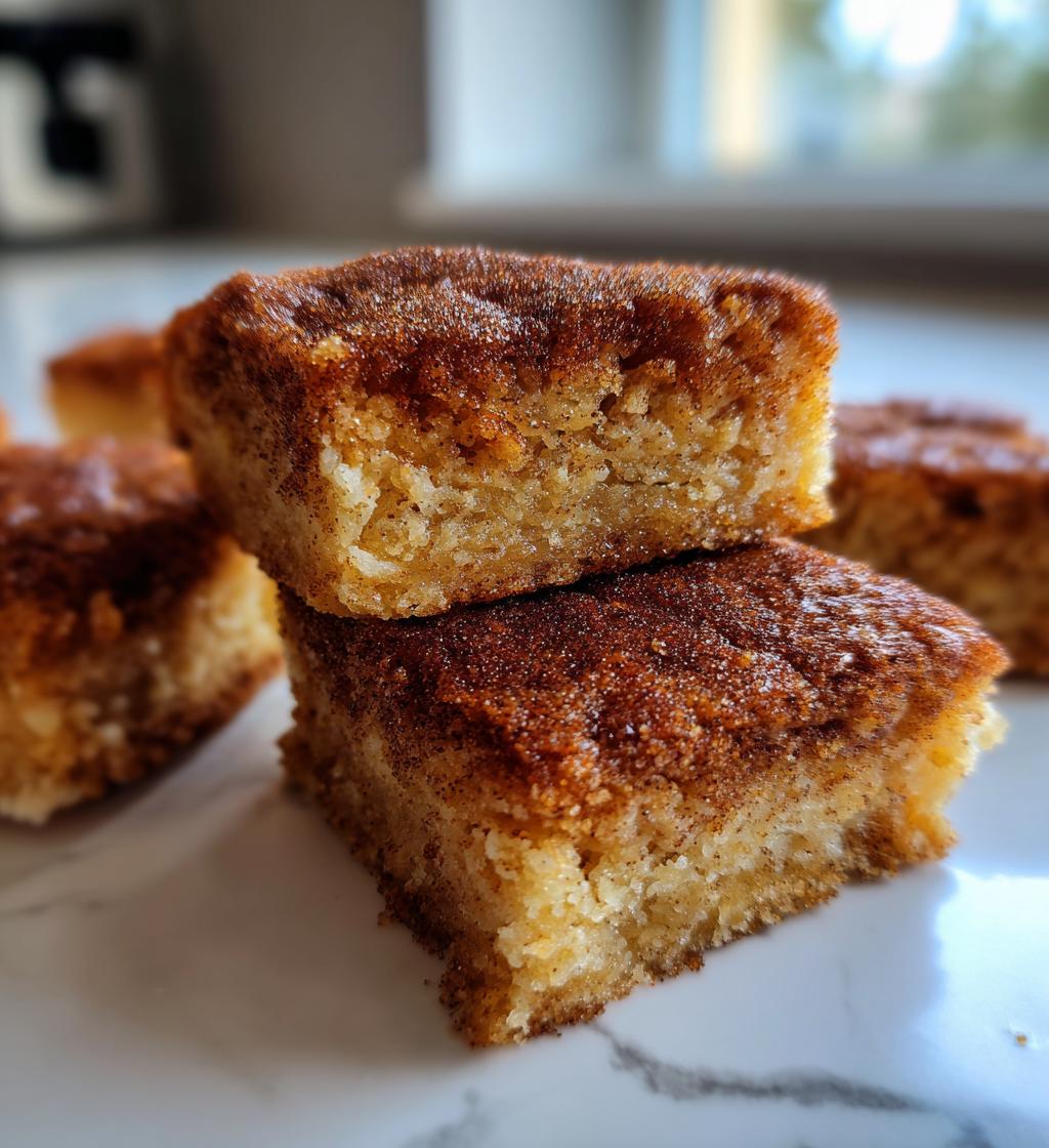 snickerdoodle bars recipe