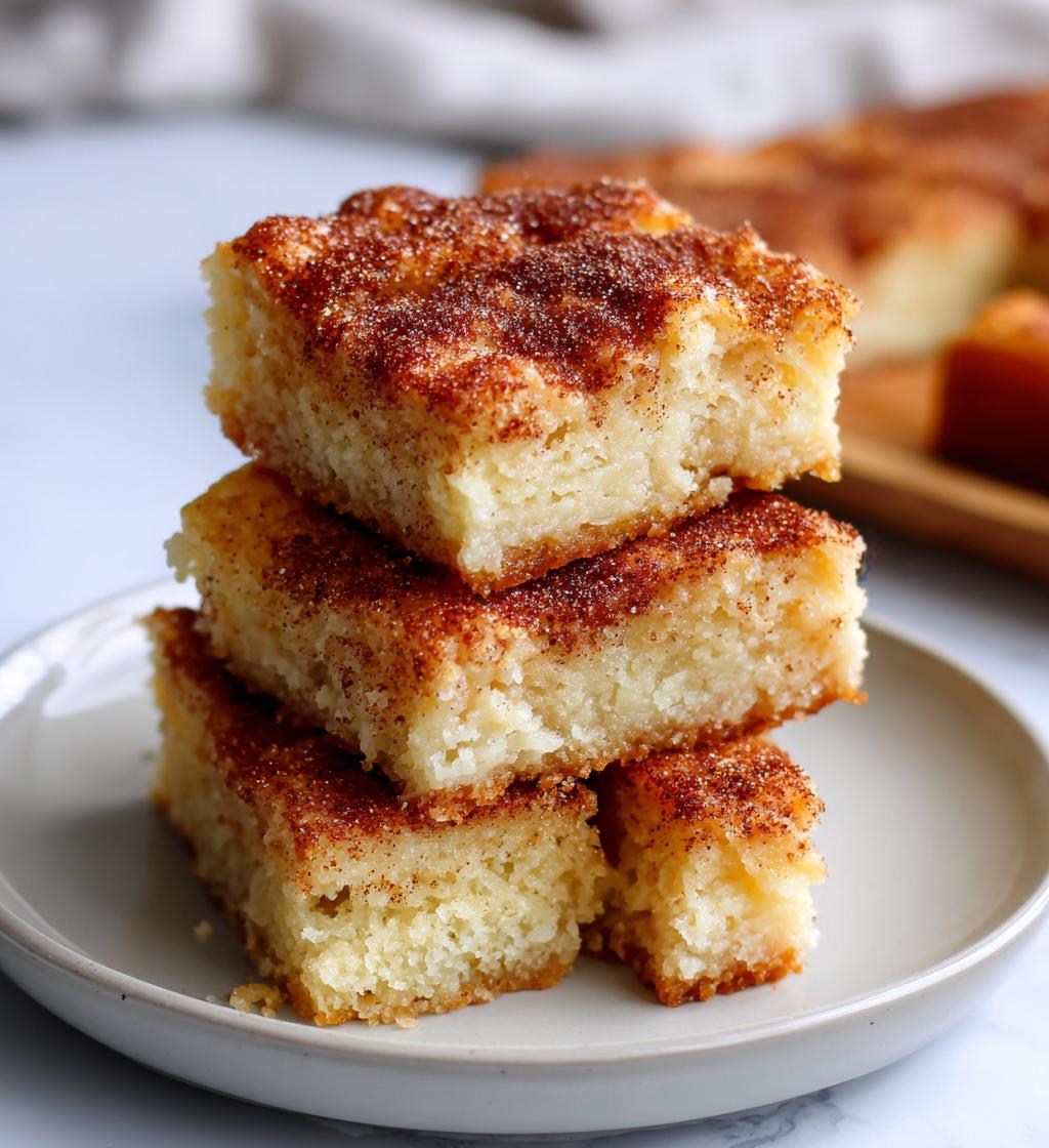 snickerdoodle bars
