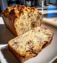 snickerdoodle bread with cinnamon chips