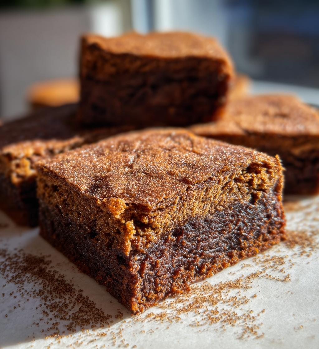snickerdoodle brownies