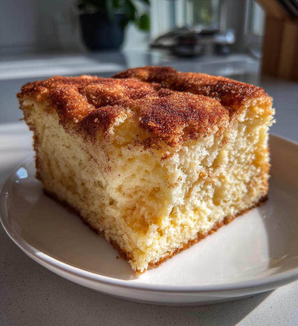 snickerdoodle cake
