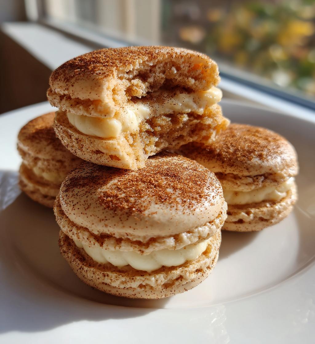 snickerdoodle macarons
