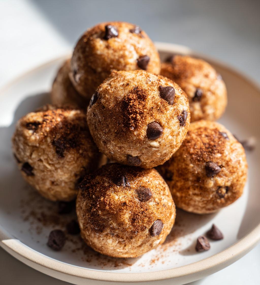 snickerdoodle protein balls