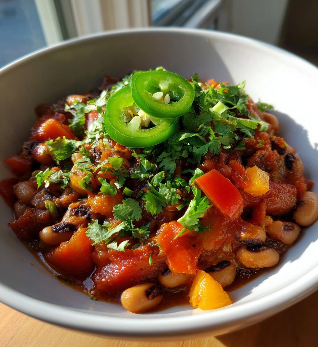 spicy vegetarian black-eyed peas recipe