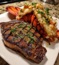 steak and lobster dinner for two
