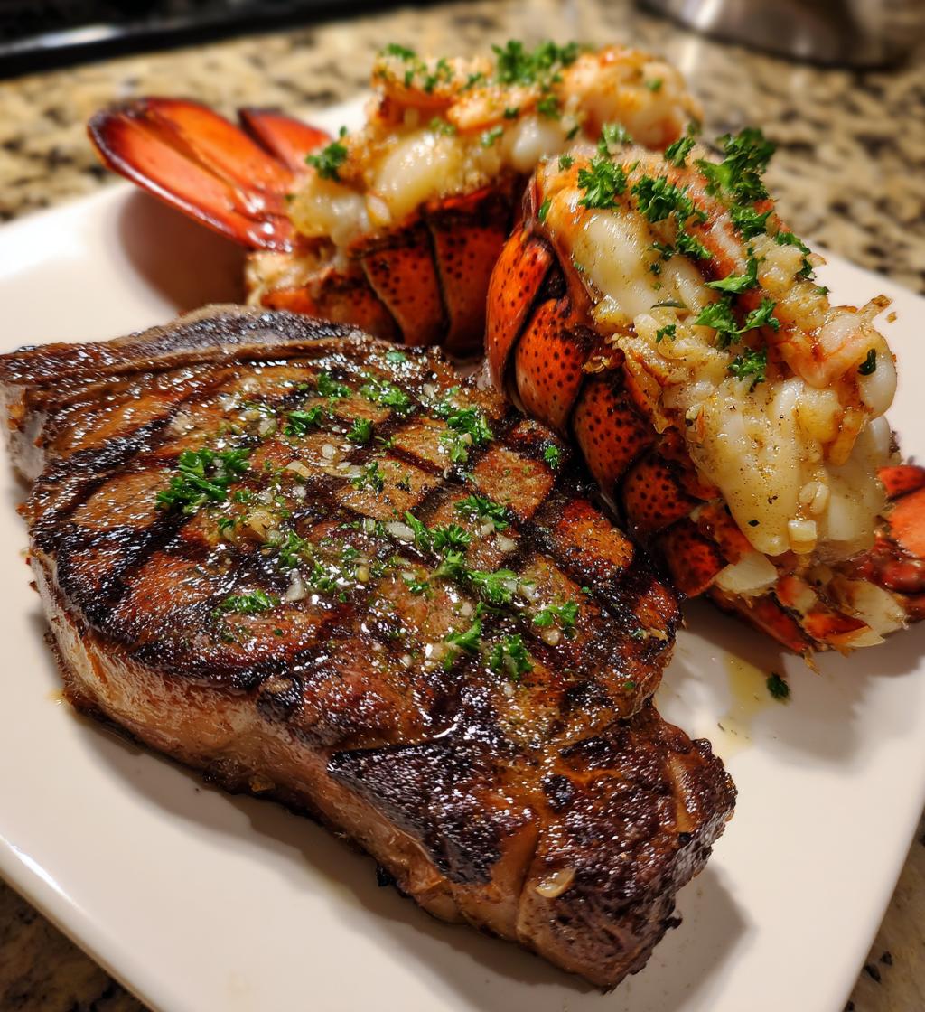 steak and lobster dinner for two