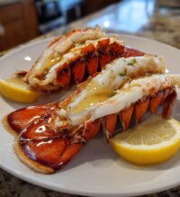 steamed lobster tails