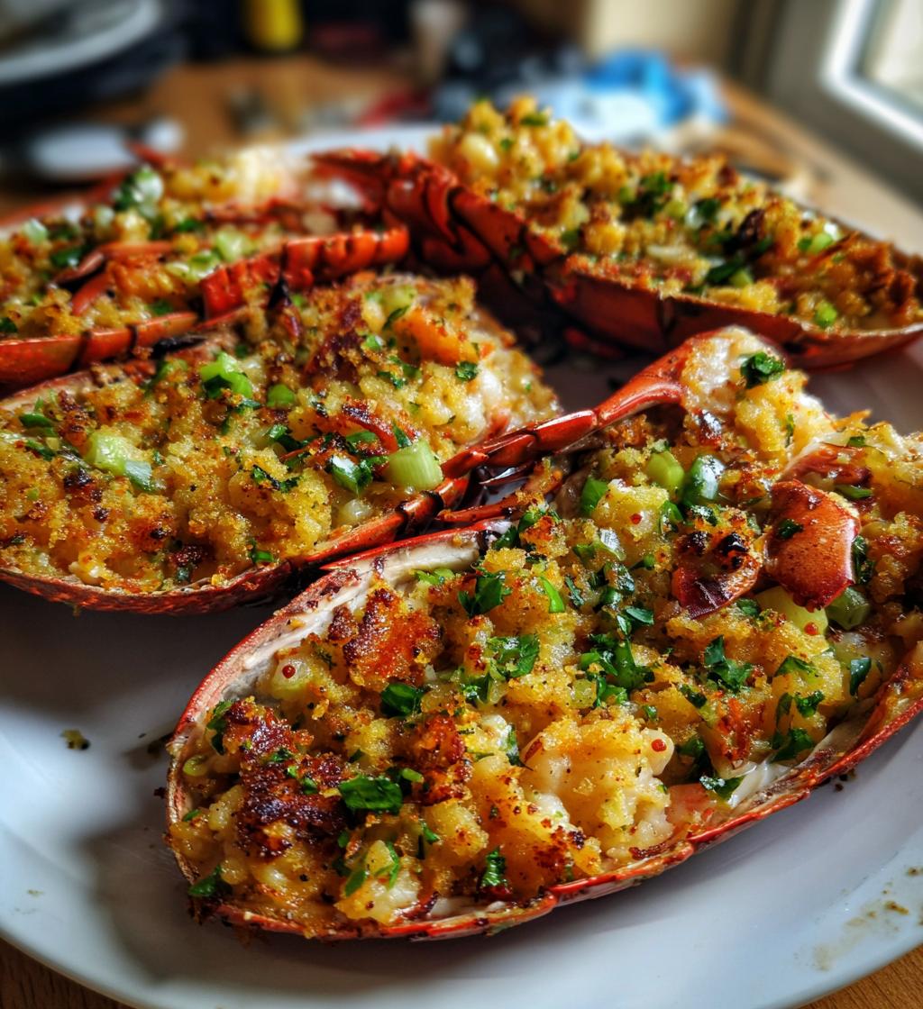 stuffed lobster