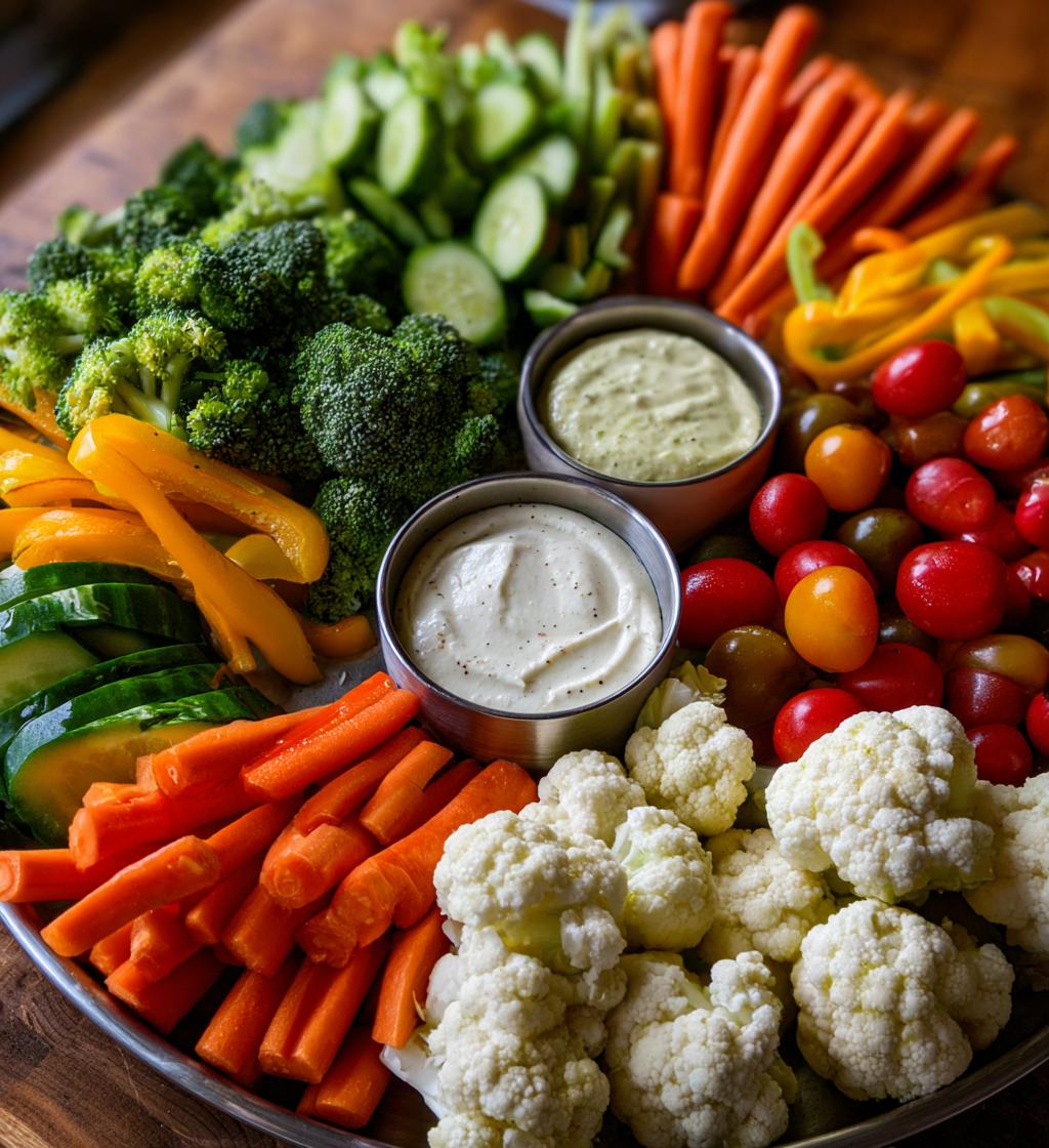 super bowl veggie tray ideas