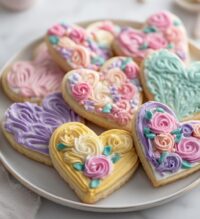 valentine bridal shower cookies