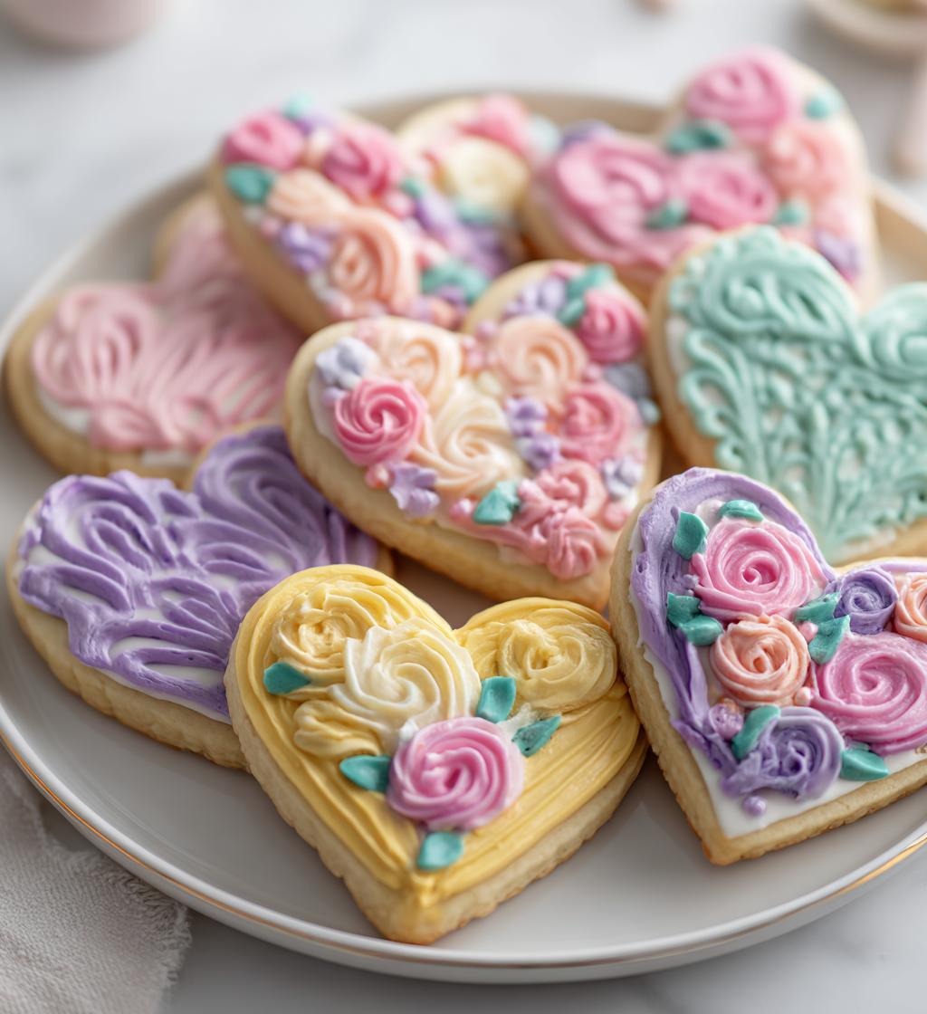 valentine bridal shower cookies