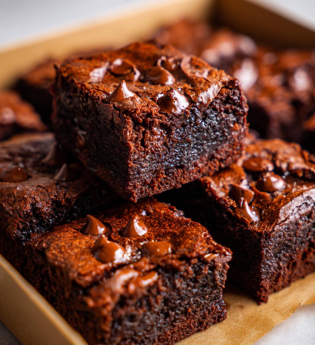 valentine brownie box