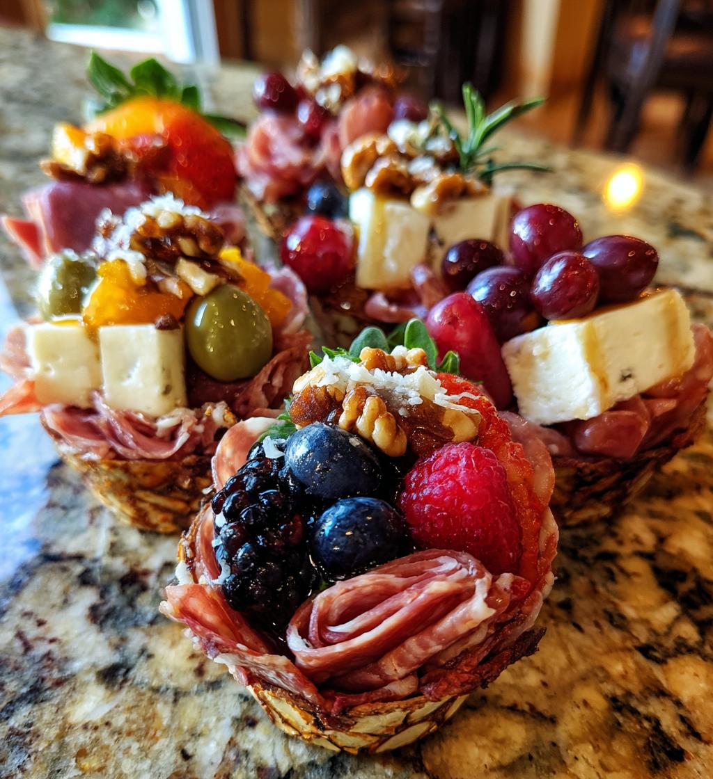 valentine charcuterie cups