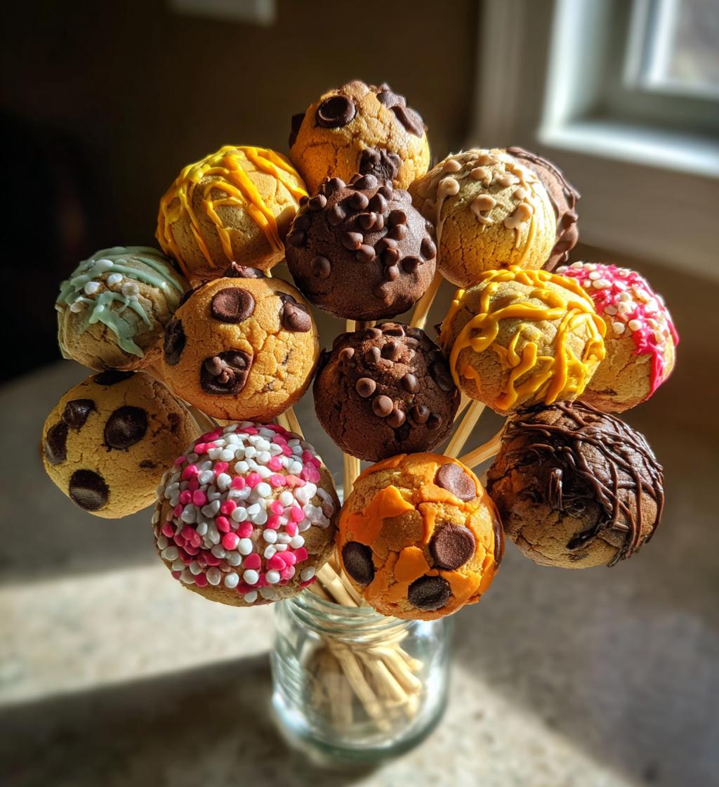 valentine cookie bouquets