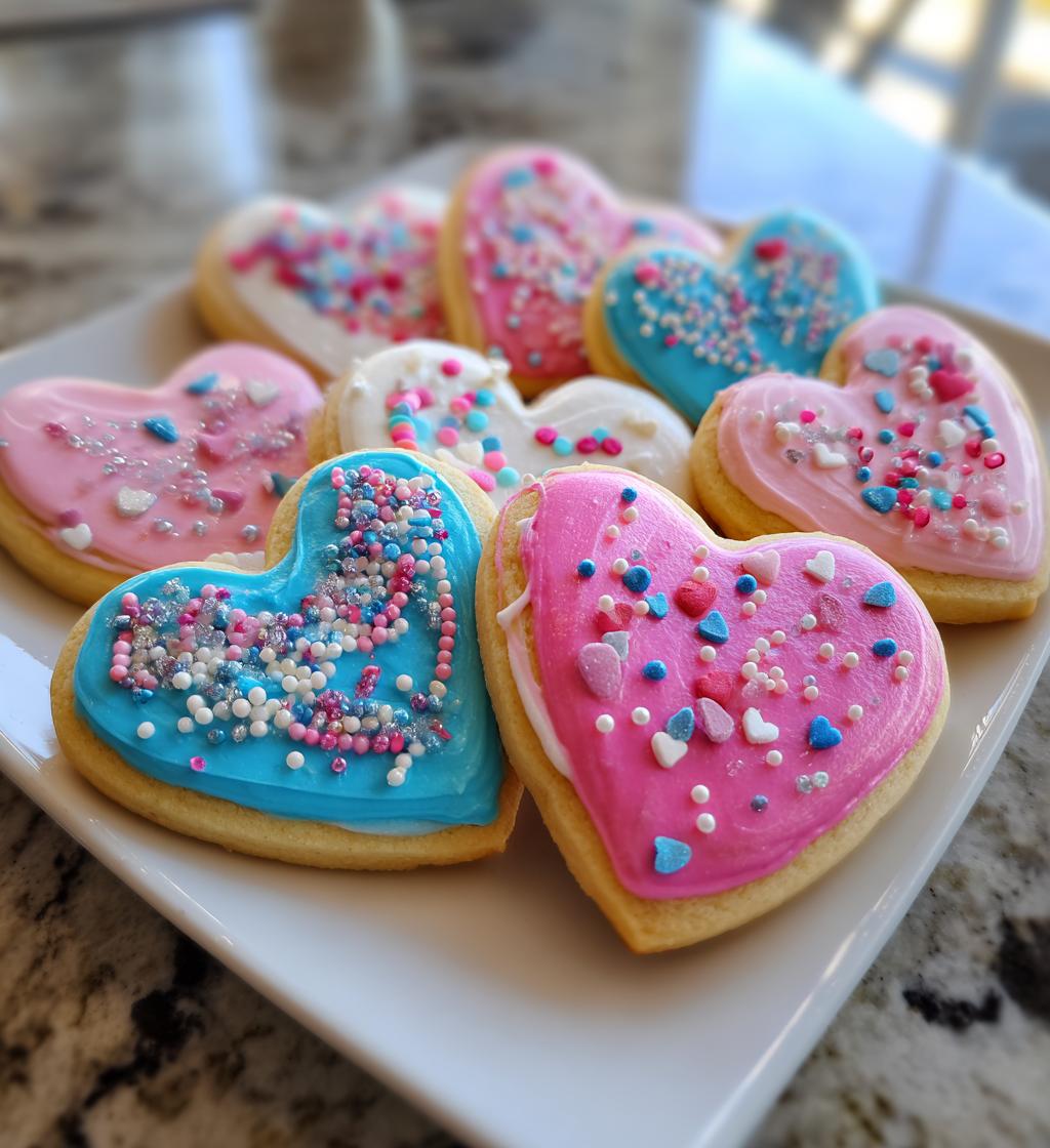 valentine cookie decorating