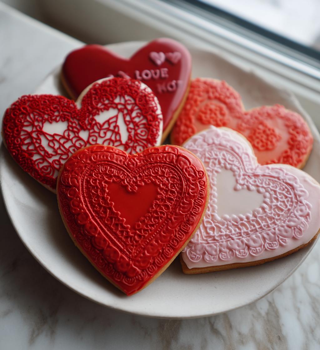 valentine cookie designs