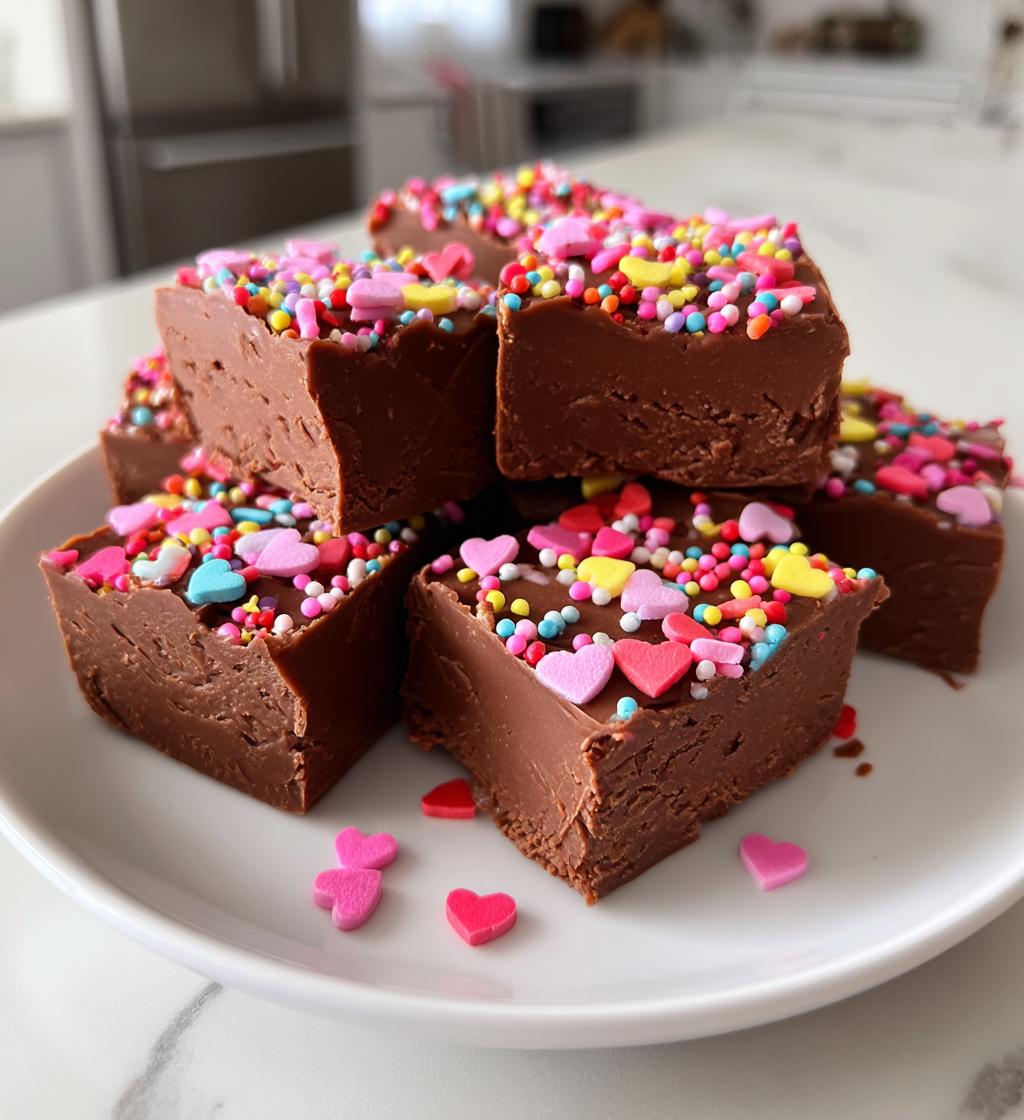 valentine day fudge idea