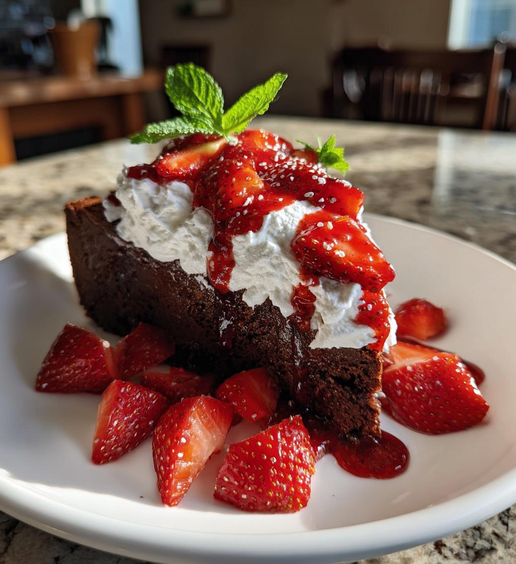 valentine dessert plating