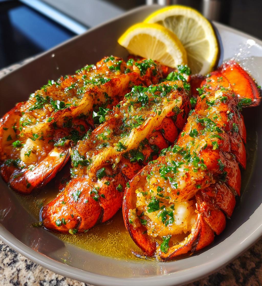 what goes with lobster tails