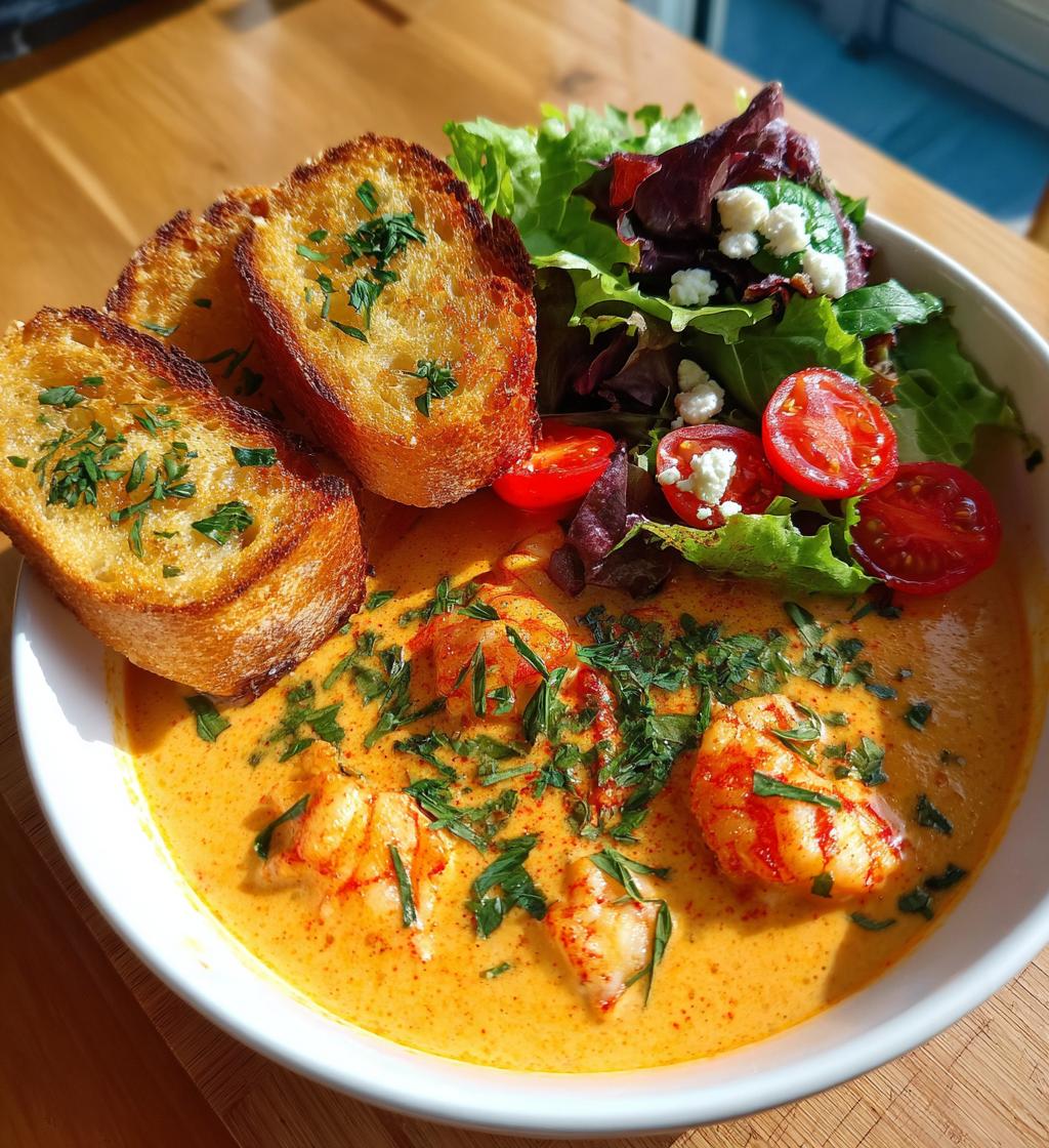 what to eat with lobster bisque