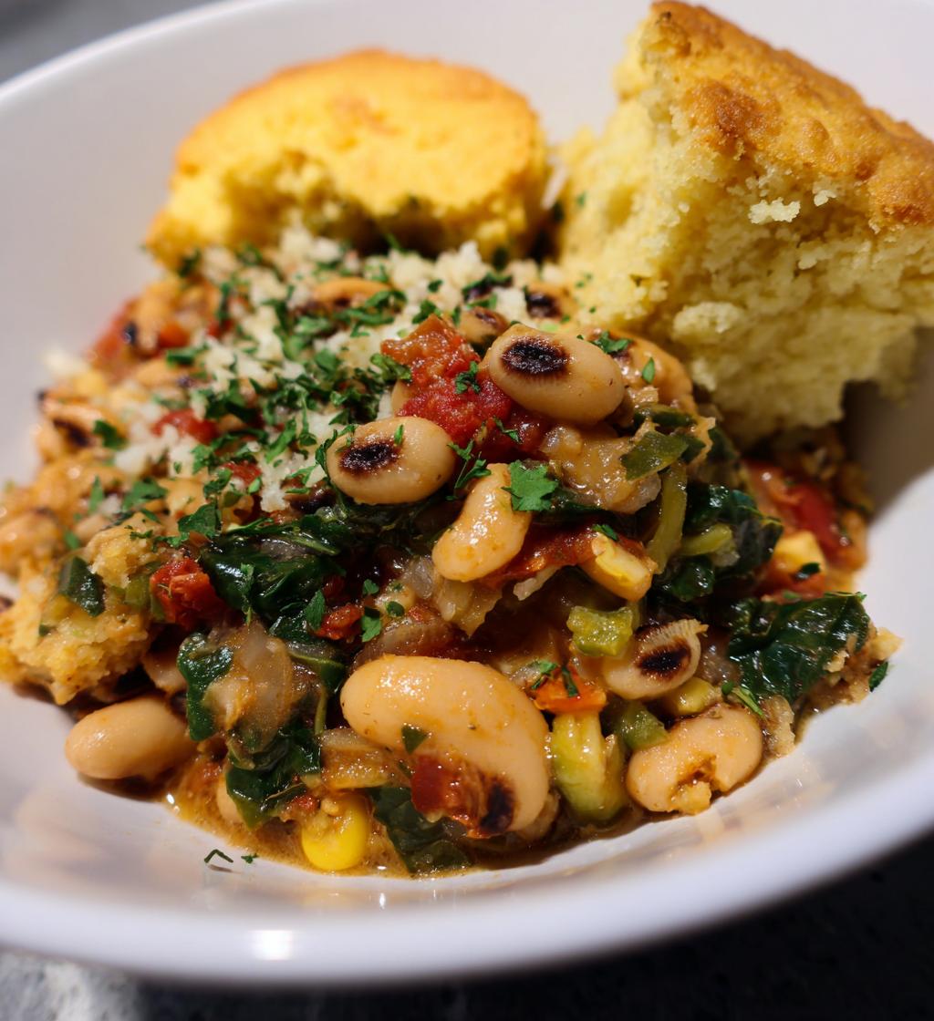 what to serve with black eyed peas