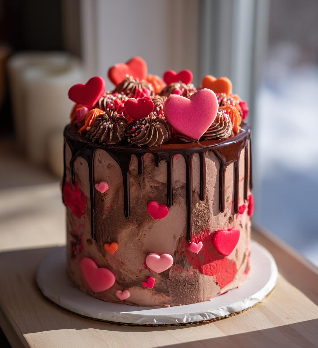 cake designs for valentines day