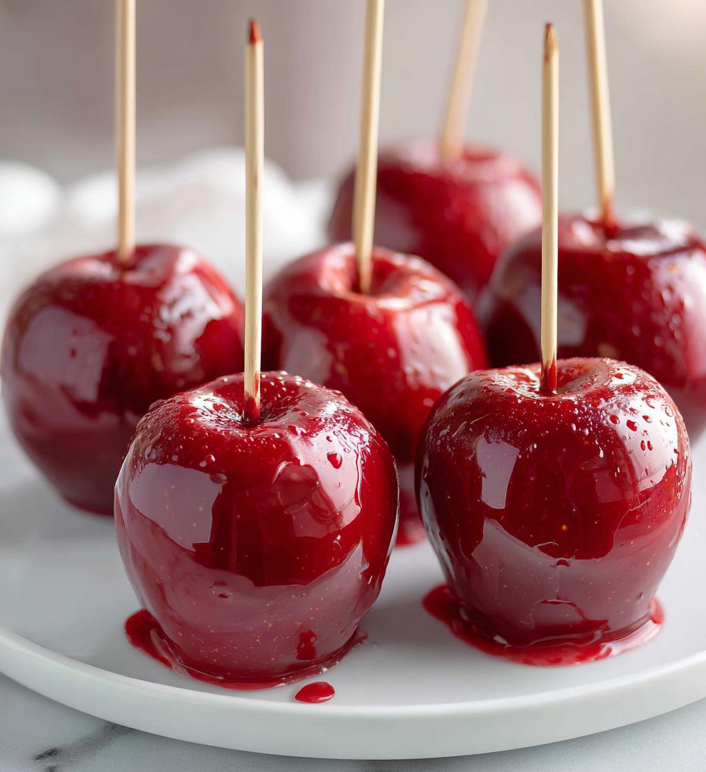 candy apples valentines day