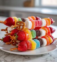 candy kabobs valentines