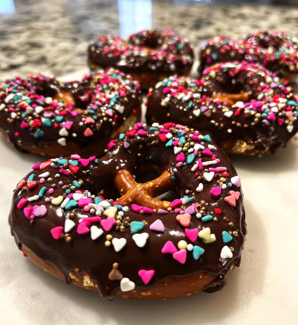 chocolate covered pretzels valentines