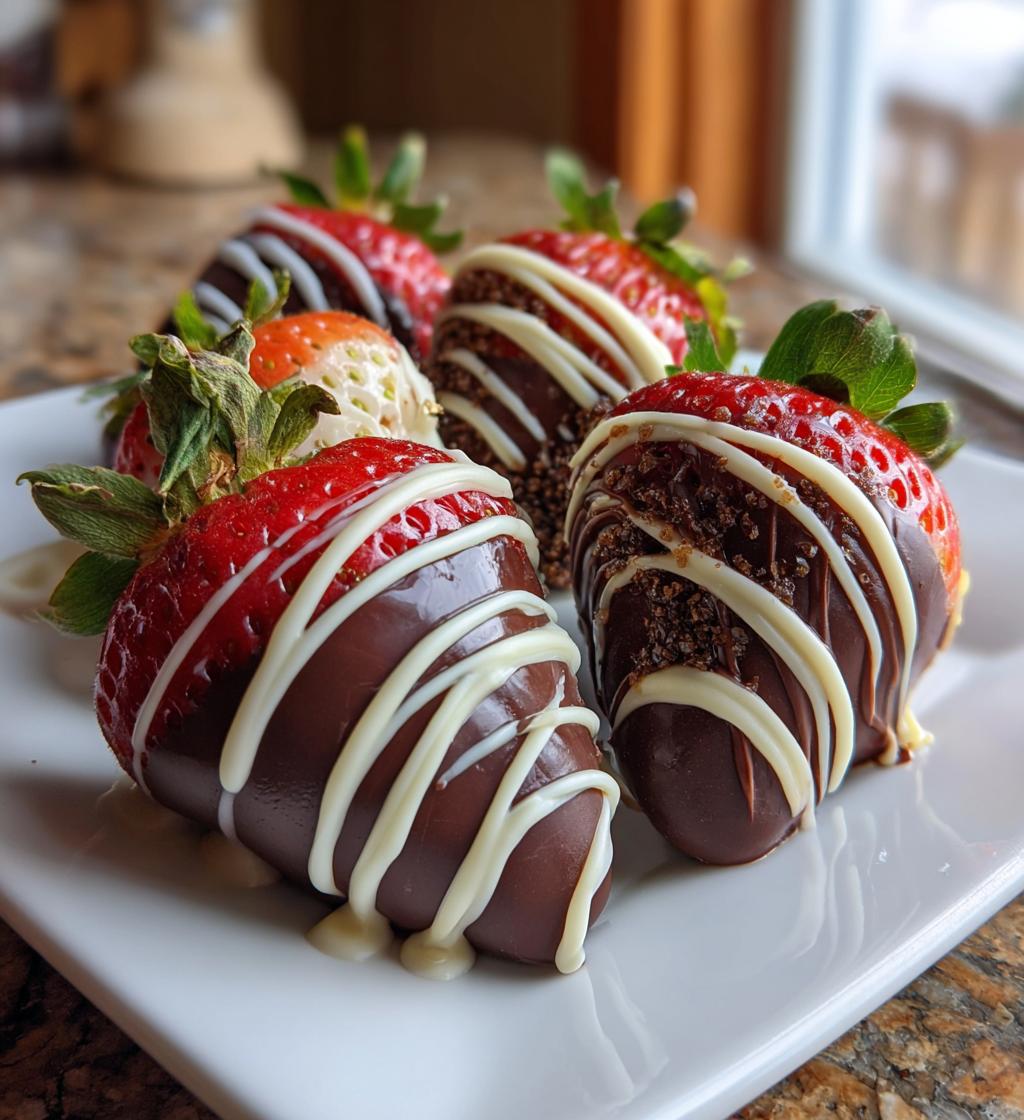 chocolate covered strawberry valentines