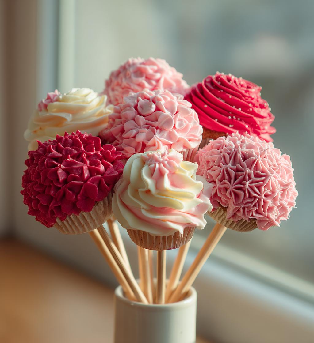 cupcake bouquet valentines day