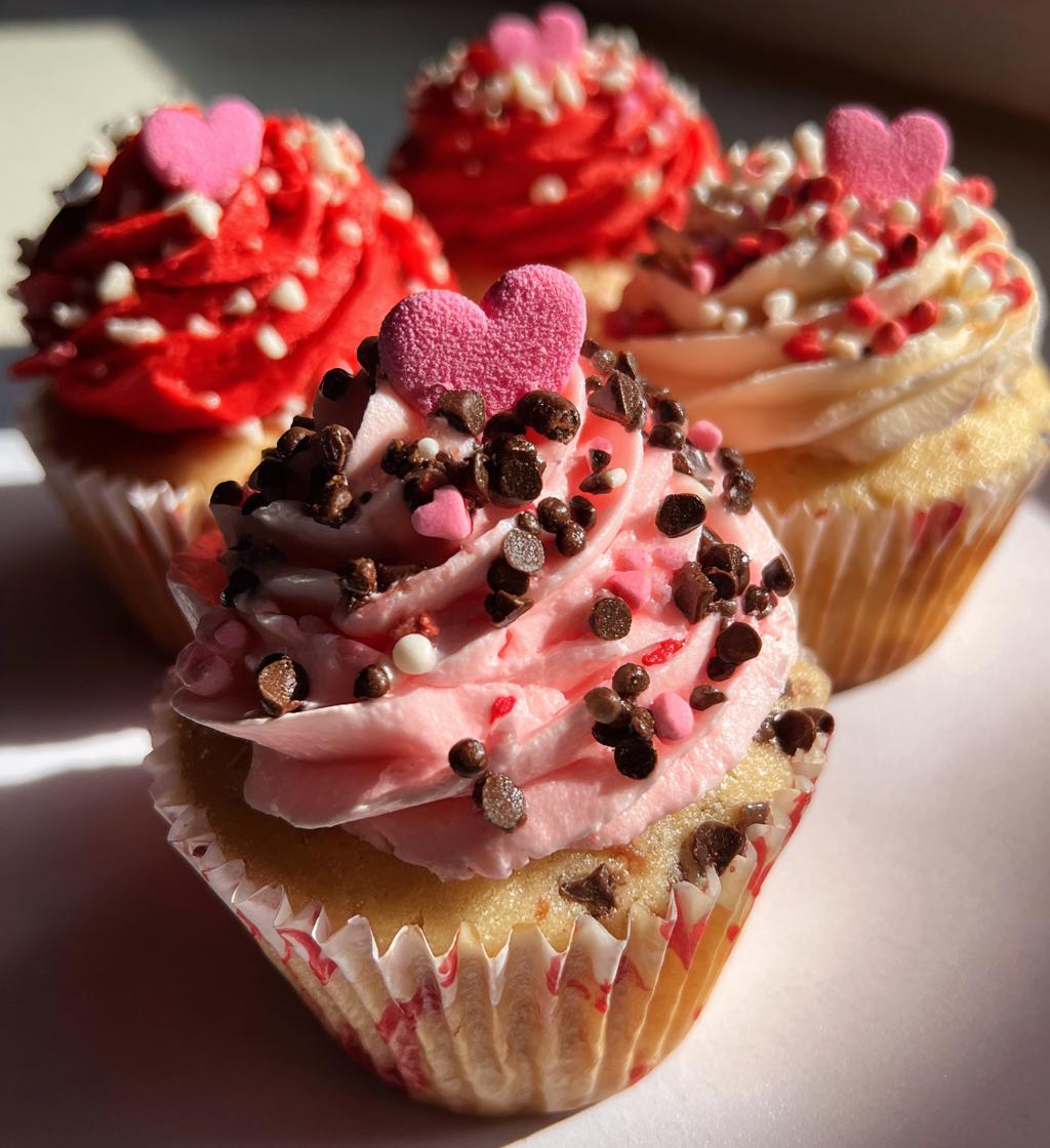 cupcake decorating valentines day