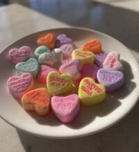 cute valentines day candy hearts