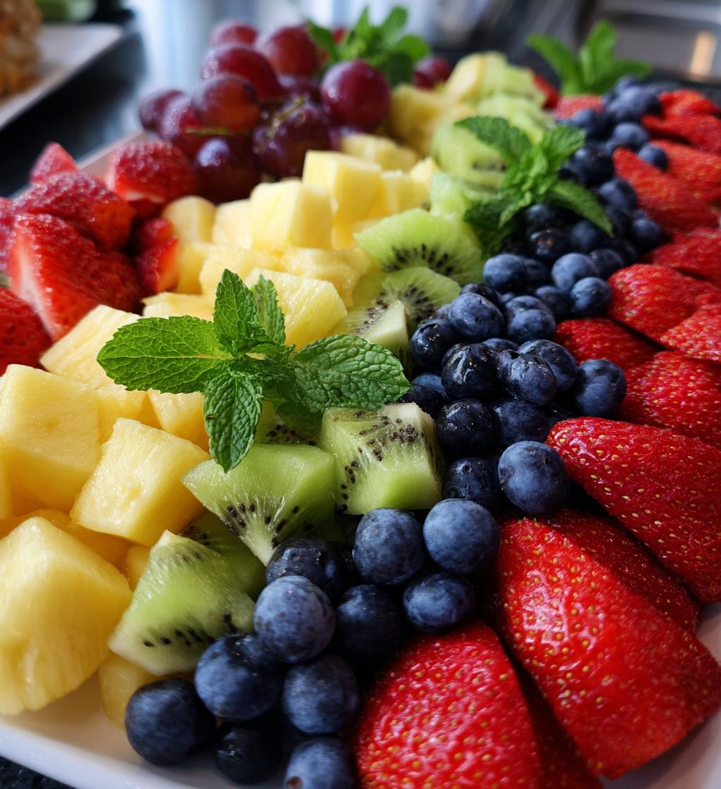 fruit platter valentines day