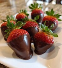 half dozen chocolate covered strawberries valentines