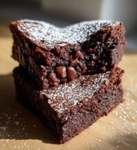 heart brownies valentines day
