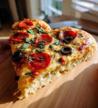 heart pizza valentines